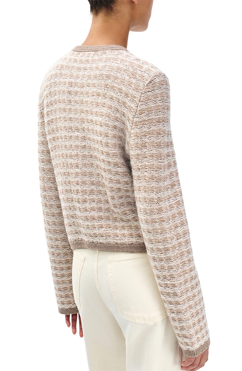 rag & bone Robyn Cardigan, Alternate, color, Oat Multi