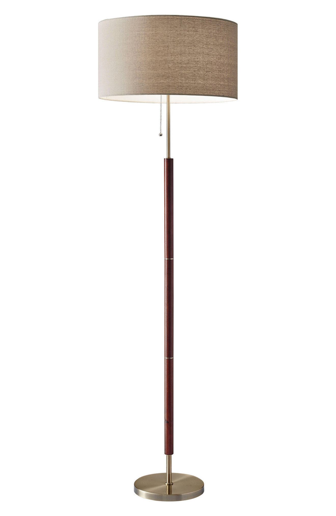 selected WALNUT WITH ANTIQUE BRASS
