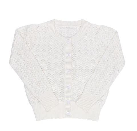Looms Wave Collection - Knit Pointelle Cardigan
