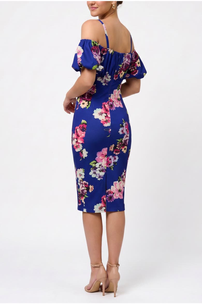 SAMIRA FLORAL DRESS, Alternate, color, BLUE FLORAL