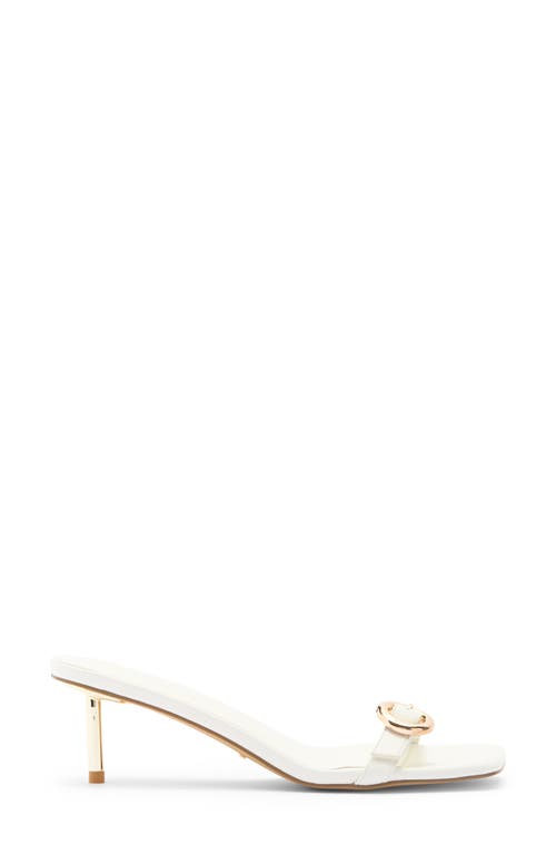 Billini Lyon Buckle Sandal In White