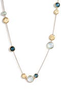 Marco Bicego Marco Biecego Jaipur 18K Yellow Gold London Blue Topaz Necklace
