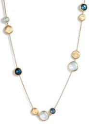 Marco Bicego Marco Biecego Jaipur 18K Yellow Gold London Blue Topaz Necklace