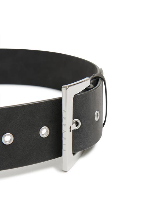 Apparis Blaze Faux Suede Belt In Ash