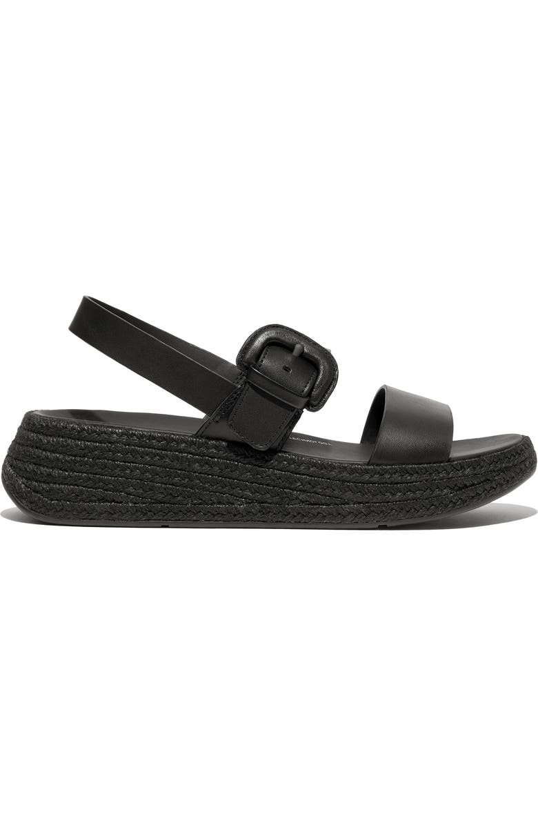 FitFlop F-Mode Espadrille Platform Slingback Sandal, Alternate, color,