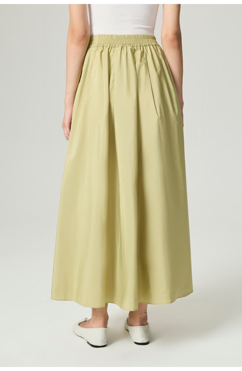 Nocturne Beaded Embroidered Maxi Skirt, Alternate, color, Olive Green