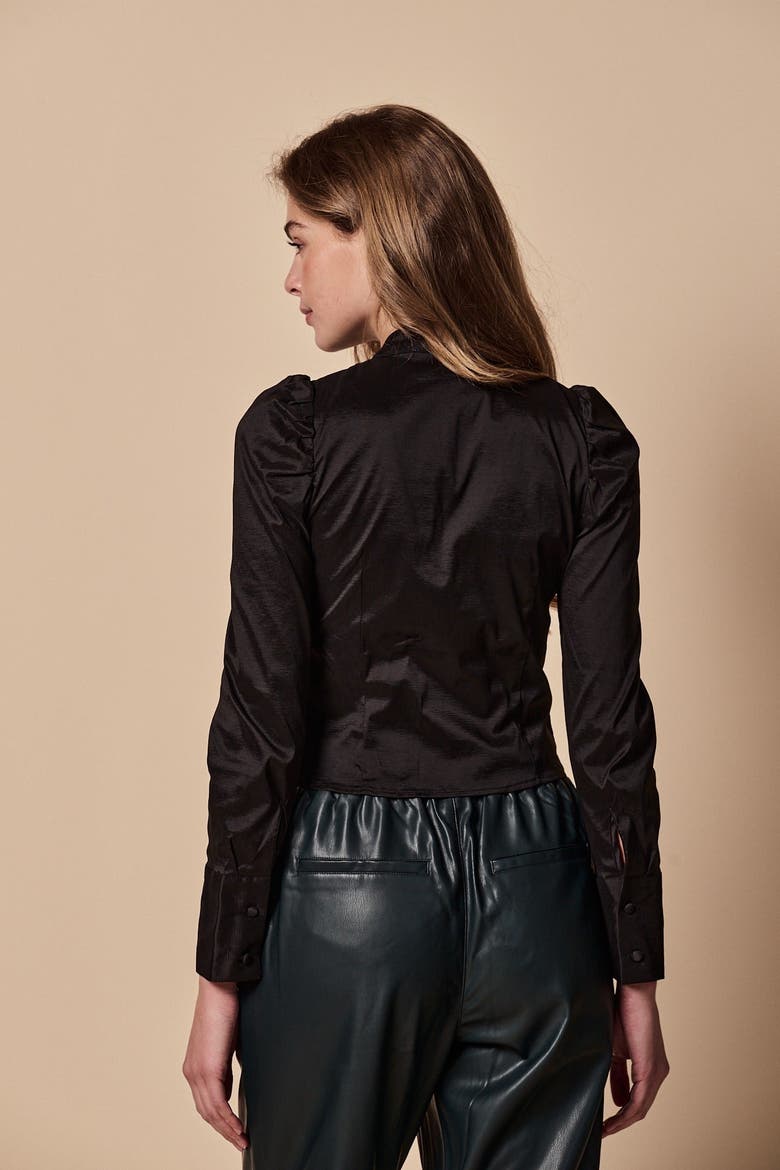 The Giovanna Shirt, Alternate, color, Black