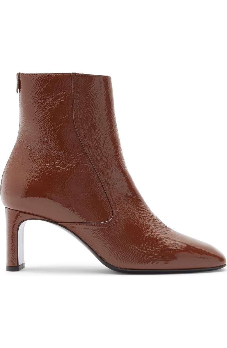 LABUCQ Jules Square Toe Bootie, Alternate, color, Brown
