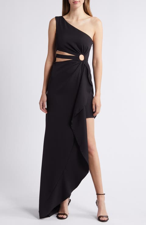 Taylor One-Shoulder High-Low Dress