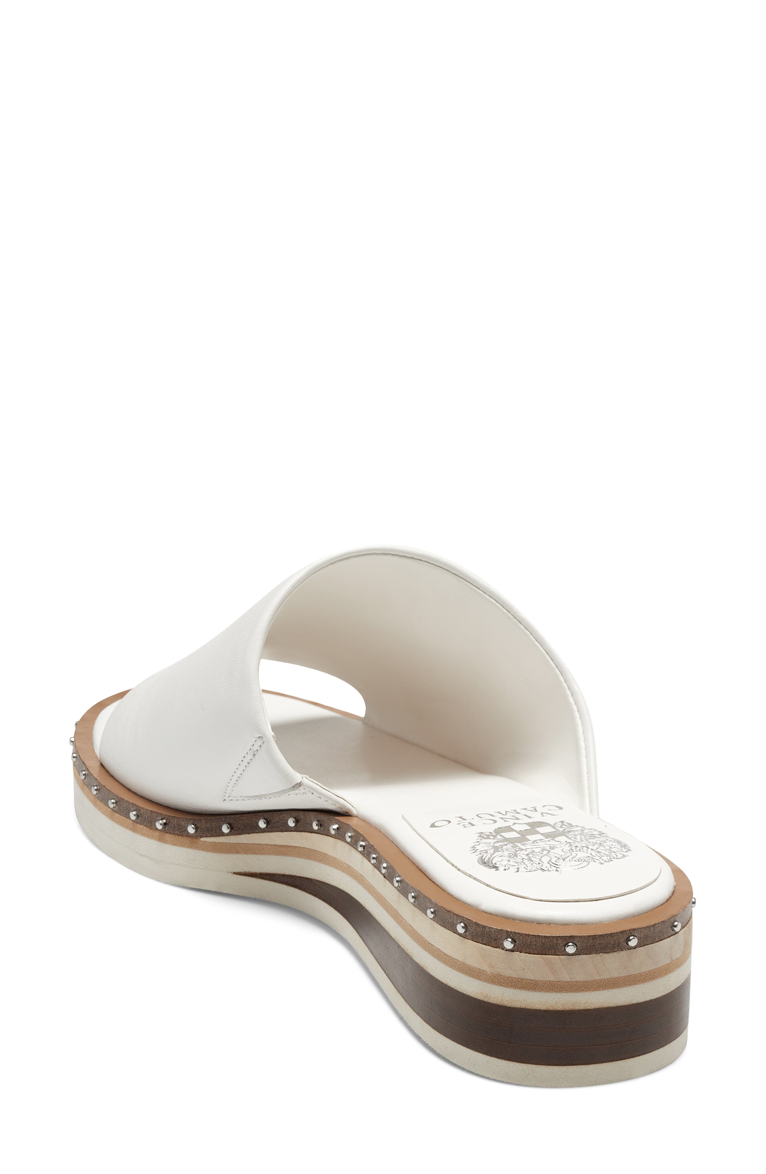 Meralda Wedge Slide Sandal, Alternate, color, WHITE SWAN