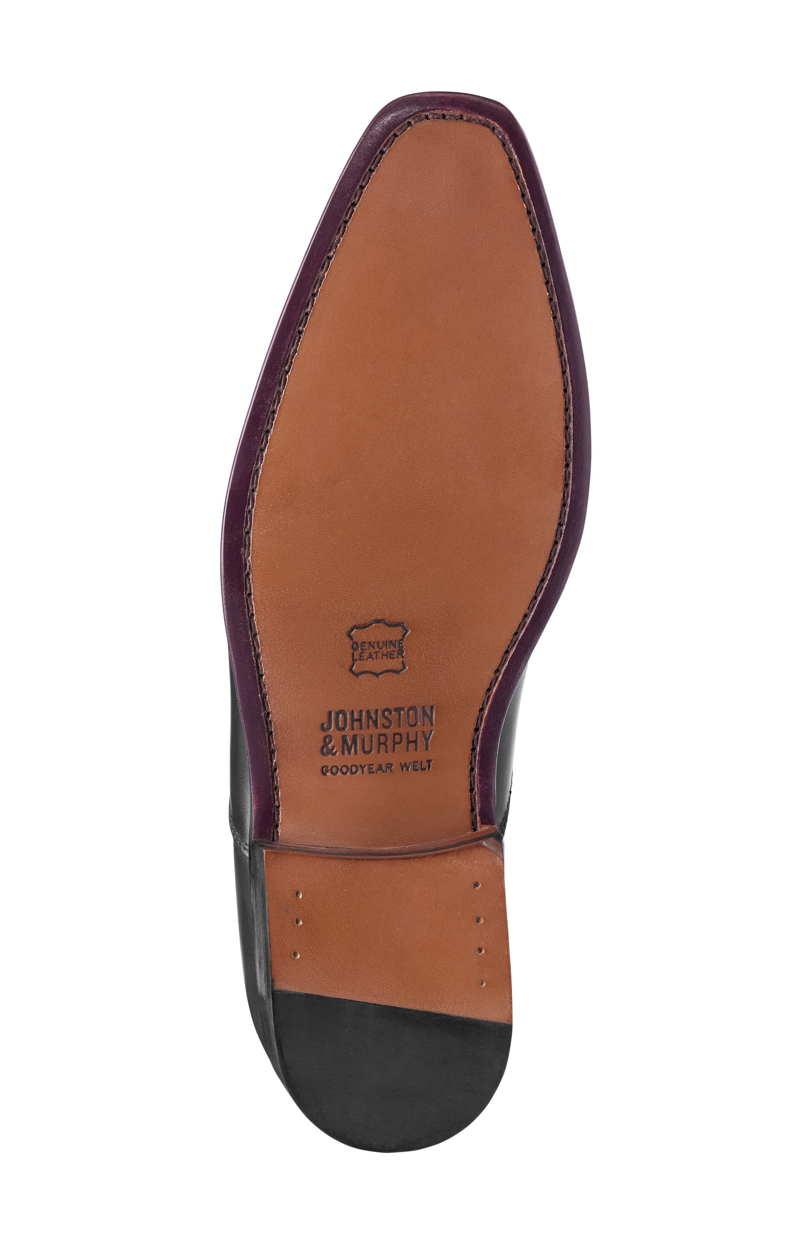 Johnston & Murphy Ashton Cap Toe Derby, Alternate, color, Black Full Grain