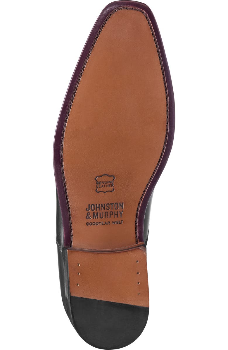 Johnston & Murphy Ashton Cap Toe Derby, Alternate, color, Black Full Grain