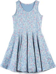 Mightly Organic Cotton Sleeveless Print Twirl Dress