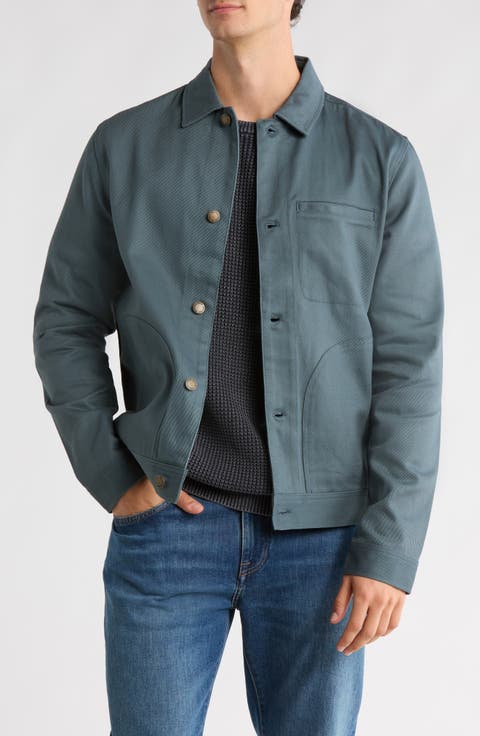 Cotton Twill Modern Trucker Jacket