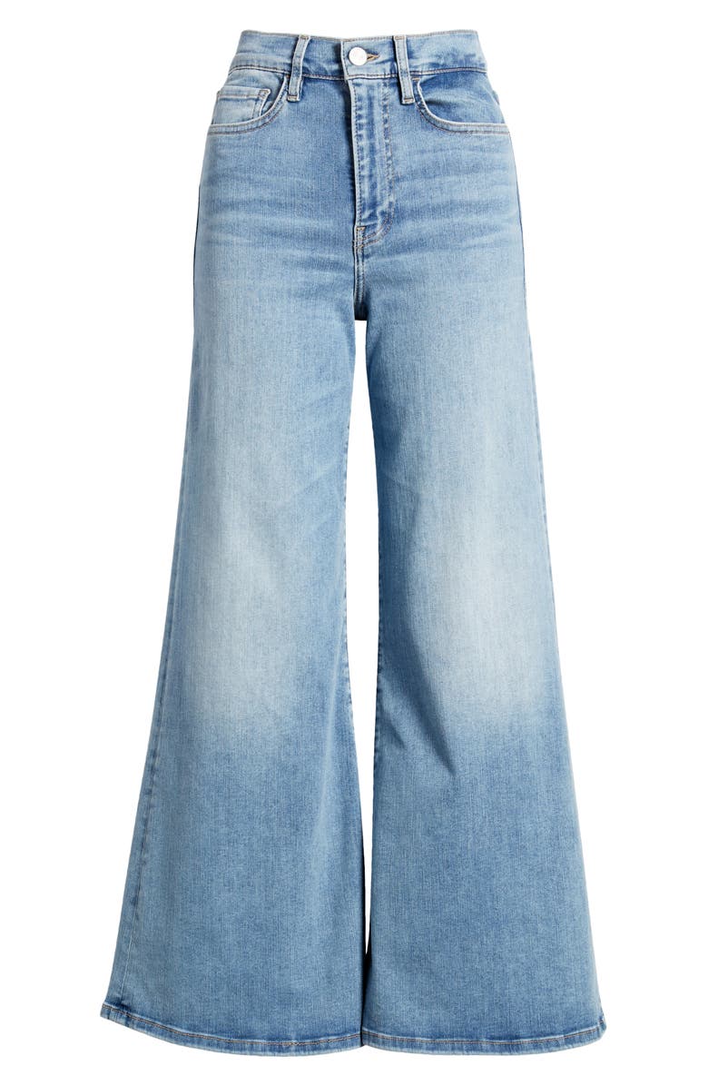 FRAME Le Palazzo Crop Wide Leg Jeans, Alternate, color, 