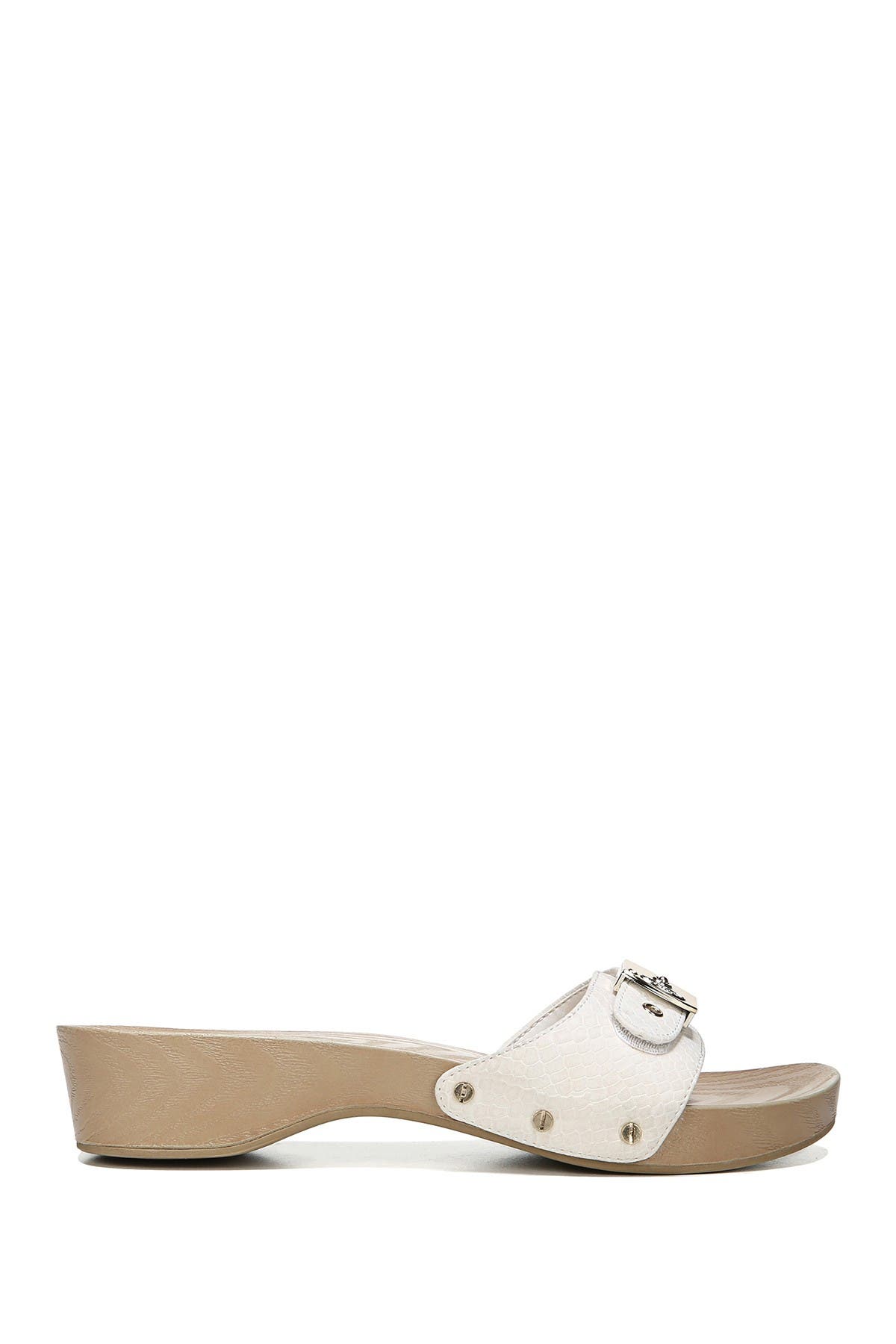 Classic Snake Embossed Sandal, Alternate, color, GARDENIA VENTURA SNA