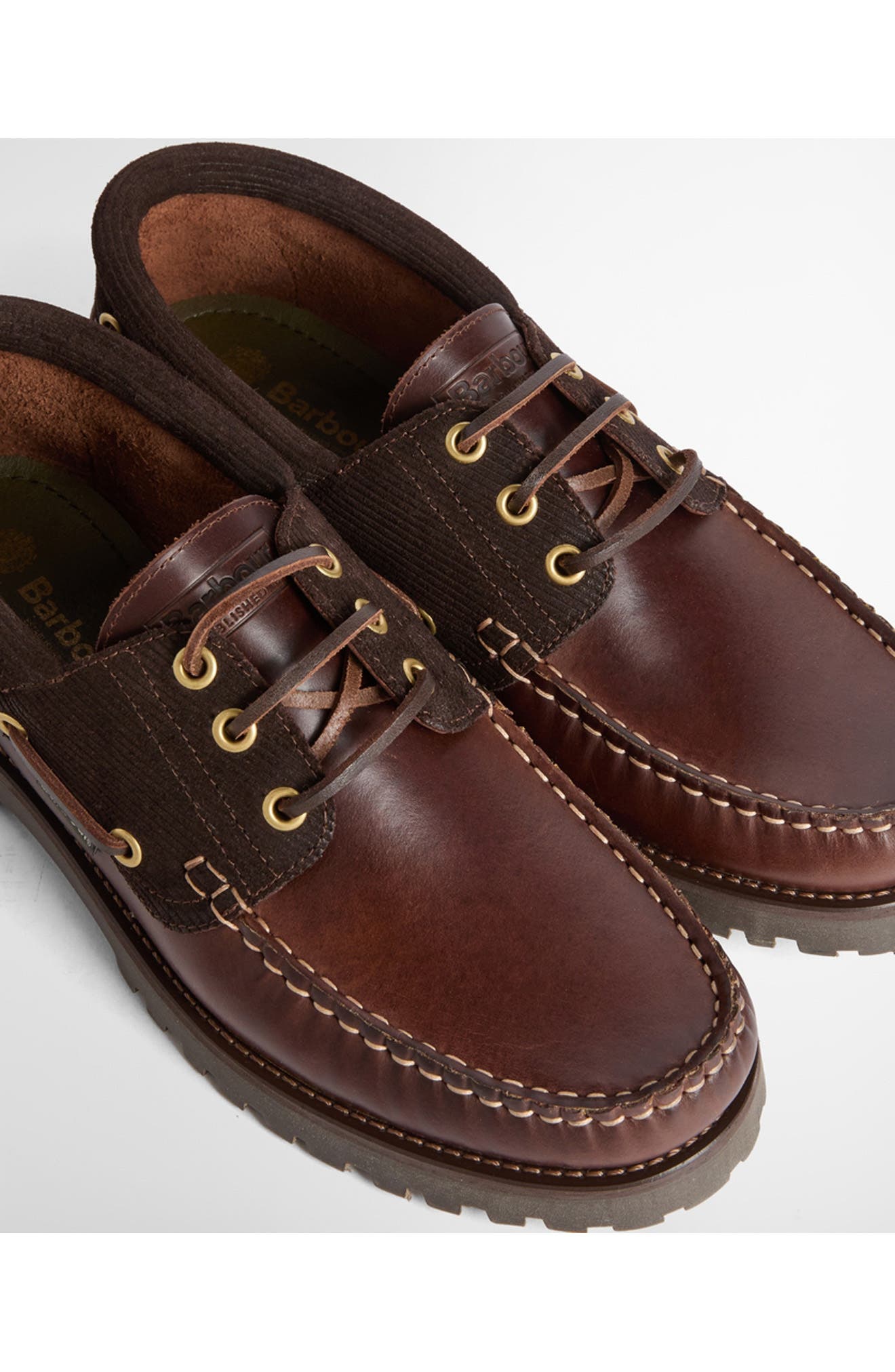 Deck Boat Shoe, Alternate, color, DK BROWN/ CORD