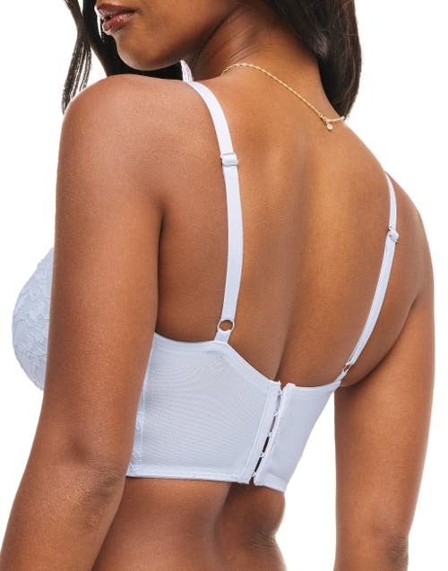 Adore Me Kyra Push Up Plunge Bra In Light Blue