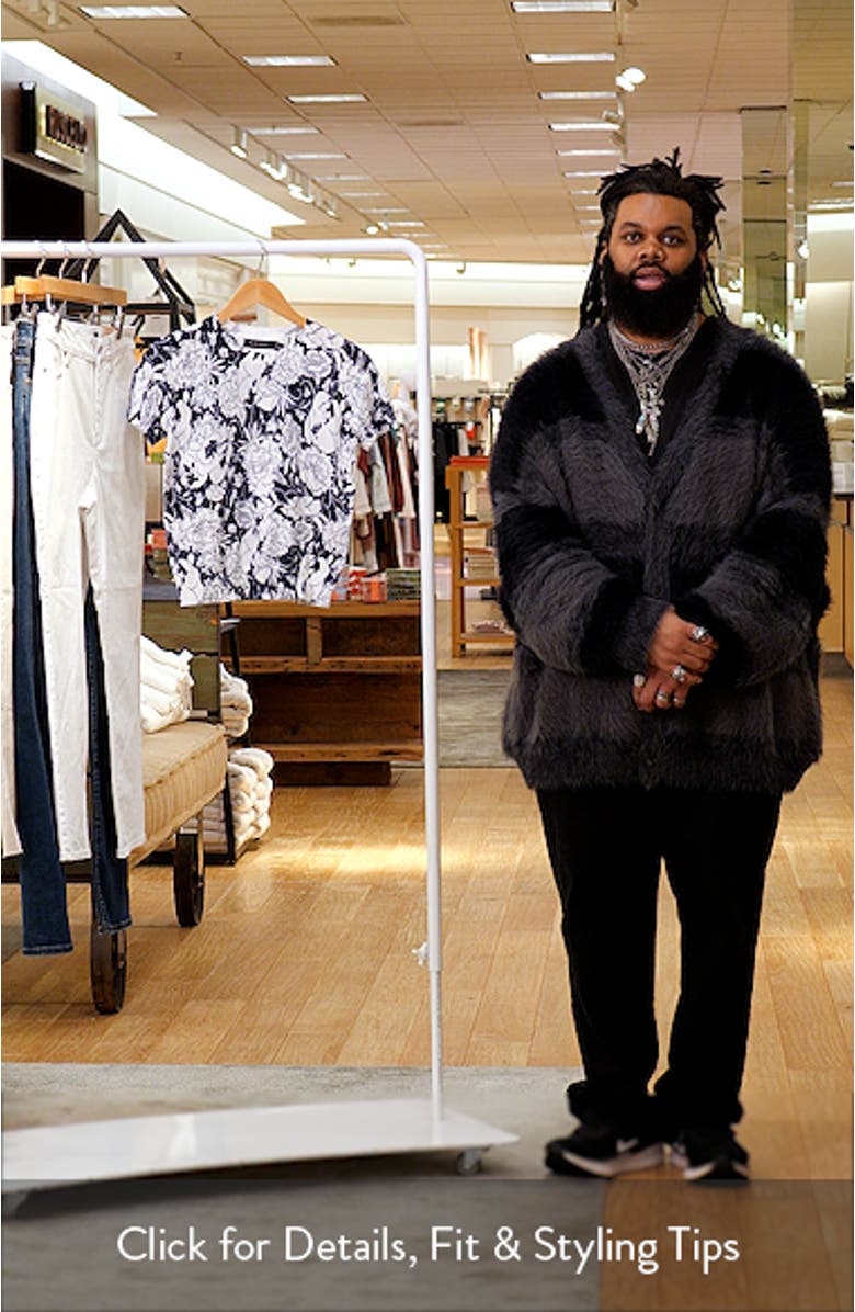 Floral Print Short Sleeve Sweater, sales video thumbnail