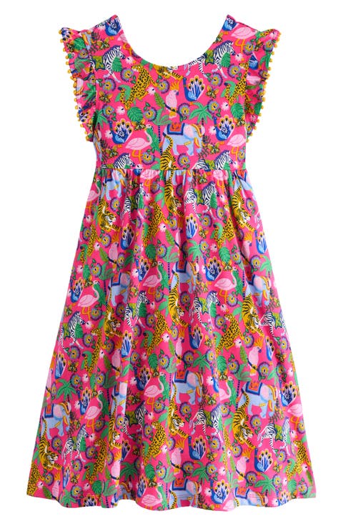 Kids' Bow Back Cotton Jersey Dress (Toddler, Little Kid & Big Kid)