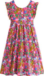 Mini Boden Kids' Bow Back Cotton Jersey Dress