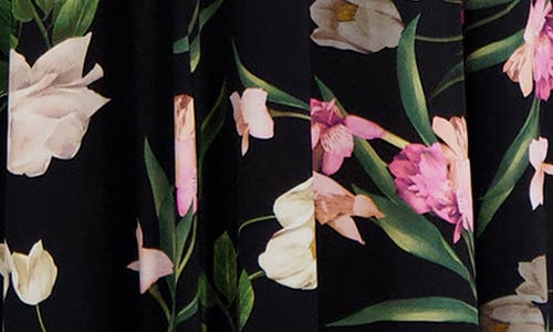 Ted Baker Short Sleeve Jersey Maxi Dress In Black