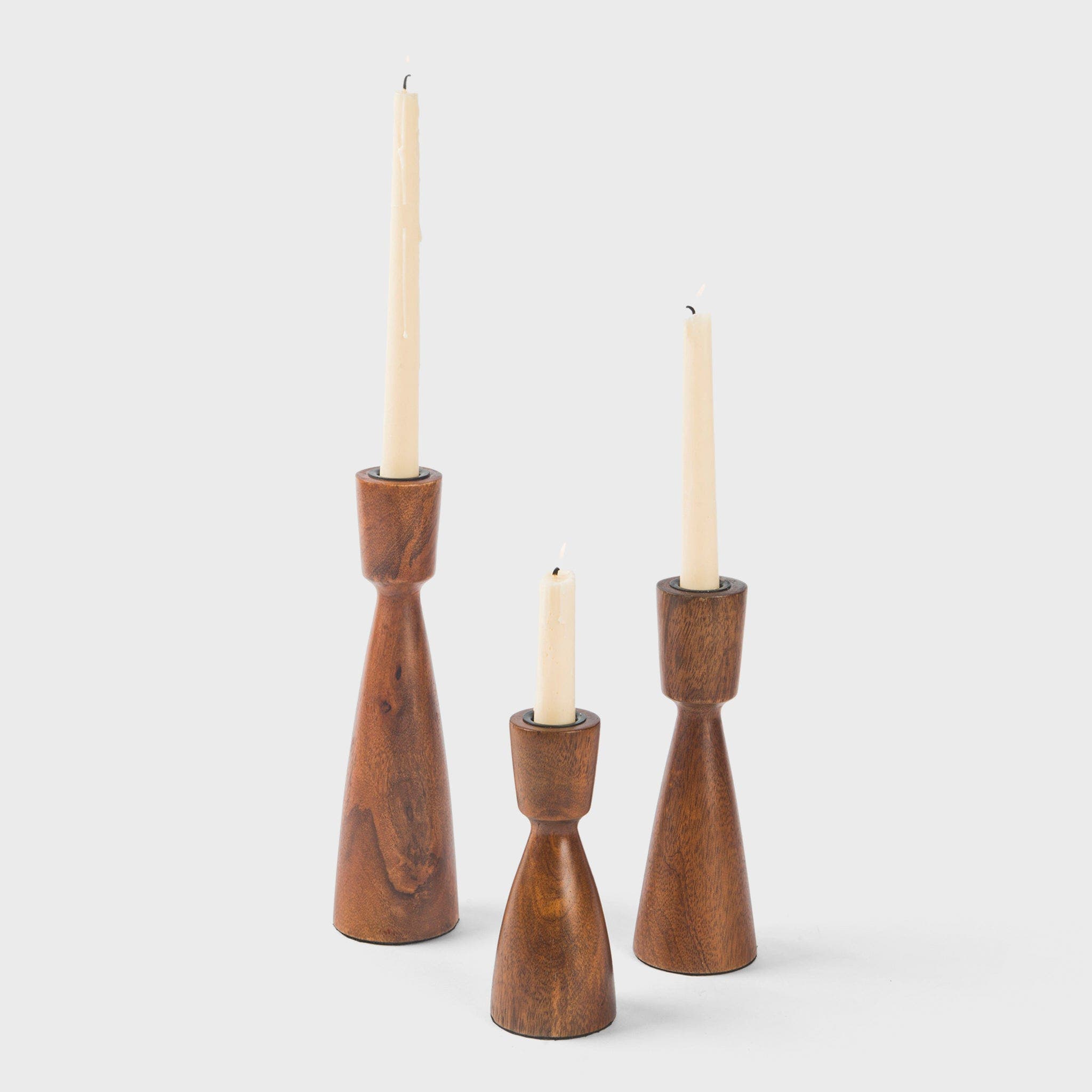 Mela Artisans Hearth Taper Candlesticks