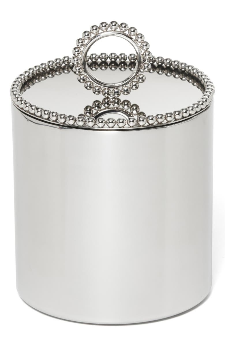 ROSELLI TRADING COMPANY Pearl Collection Bar Ice Bucket with Lid, Main, color, Silver