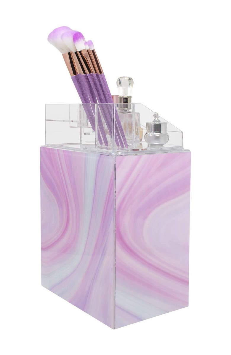 SORBUS Makeup and Jewelry Storage Case Display Set - Tie-Dye, Alternate, color, Tie-Dye