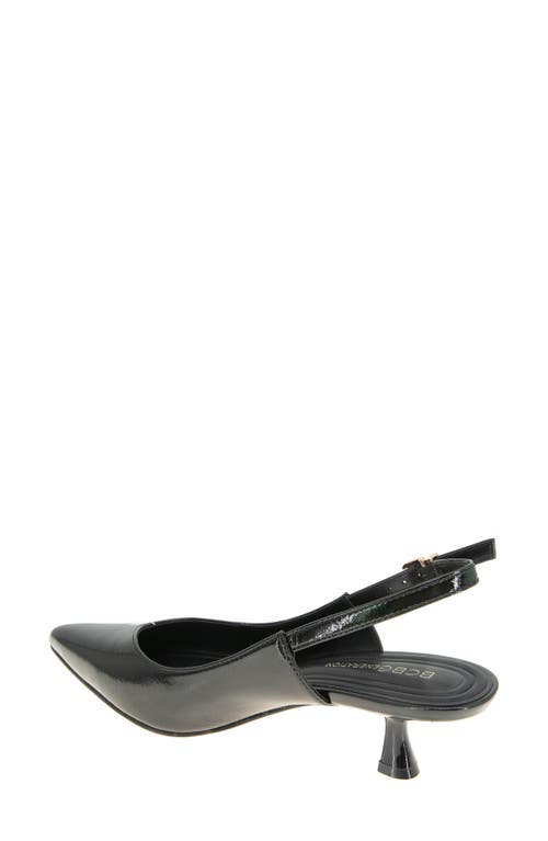 Bcbgeneration Kira Slingback Kitten Heel Pump In Black