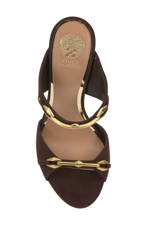 Vince Camuto Ambra Slide Sandal In Brown