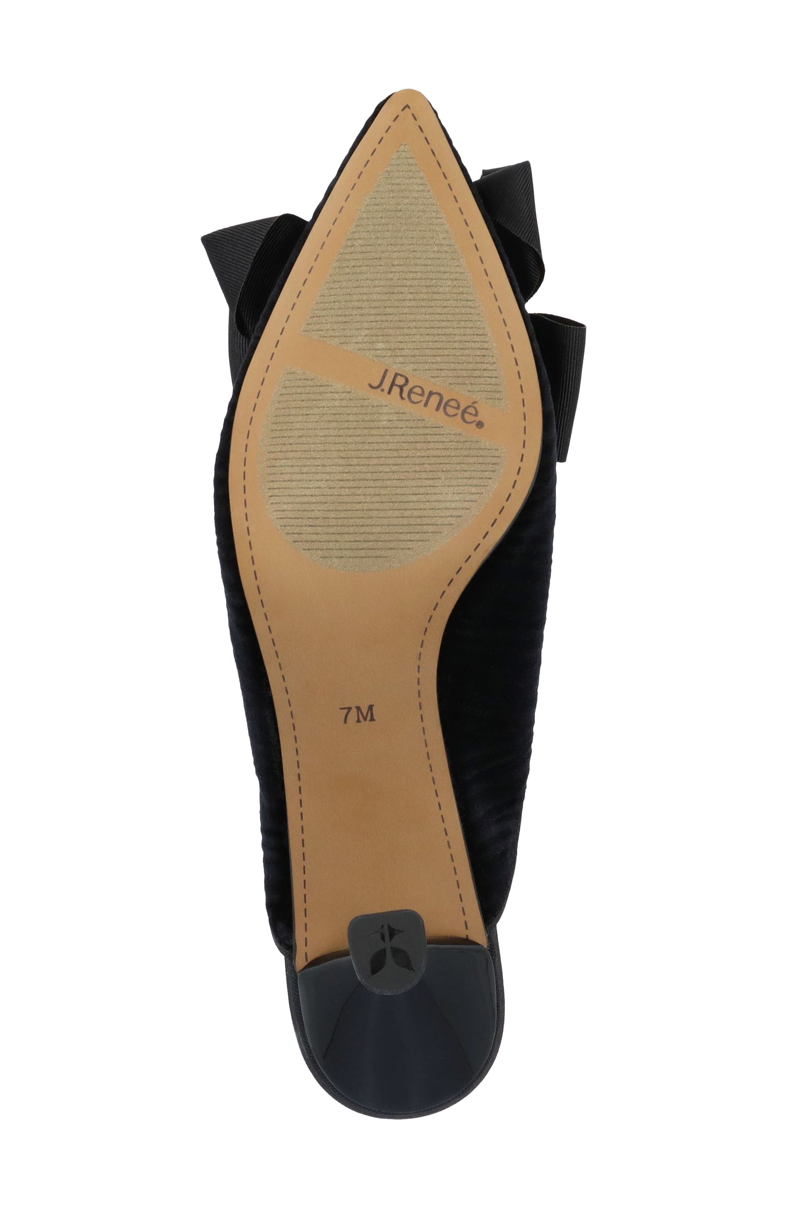 Elvani Pointed Toe Heeled Mule, Alternate, color, BLACK