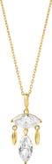 SHYMI Marquise Chandelier Pendant Necklace