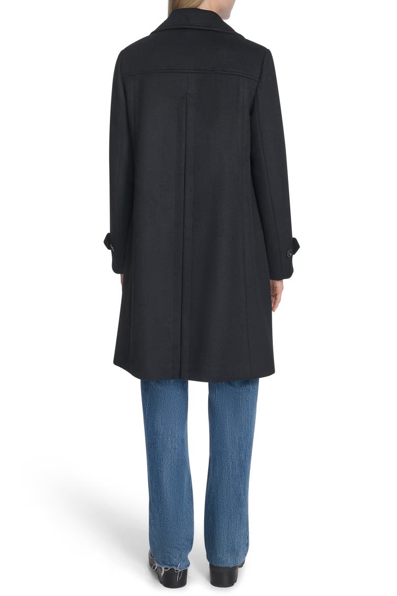 Wool Blend Coat, Alternate, color, BLACK