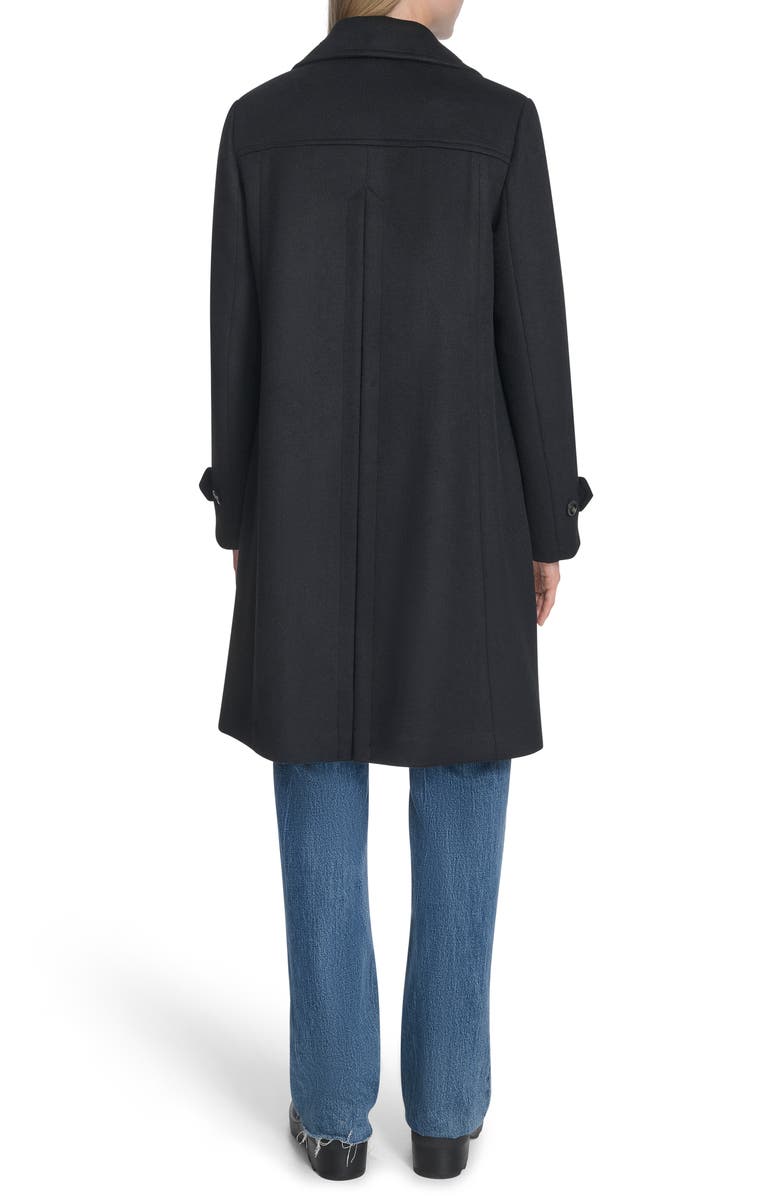 Cole Haan Wool Blend Coat, Alternate, color, Black