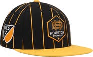 Mitchell & Ness Men's Mitchell & Ness Black Houston Dynamo FC Team Pin Snapback Hat