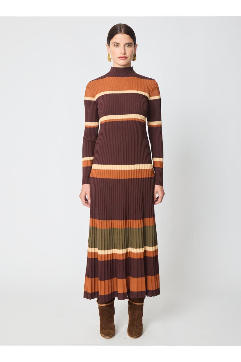 Odelle Dress, Main, color, Multi color stripe