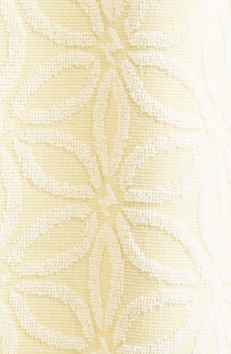 Zimmermann Coco Jacquard Terry Cloth Hooded Dress, Alternate, color, Yellow/ Cream