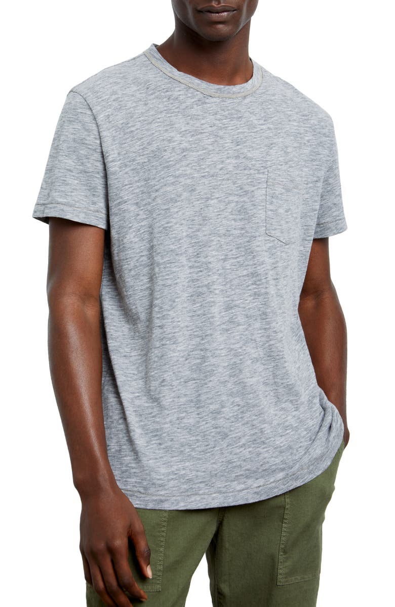 Rails Skipper Slub Heathered Pocket T-Shirt, Main, color, 