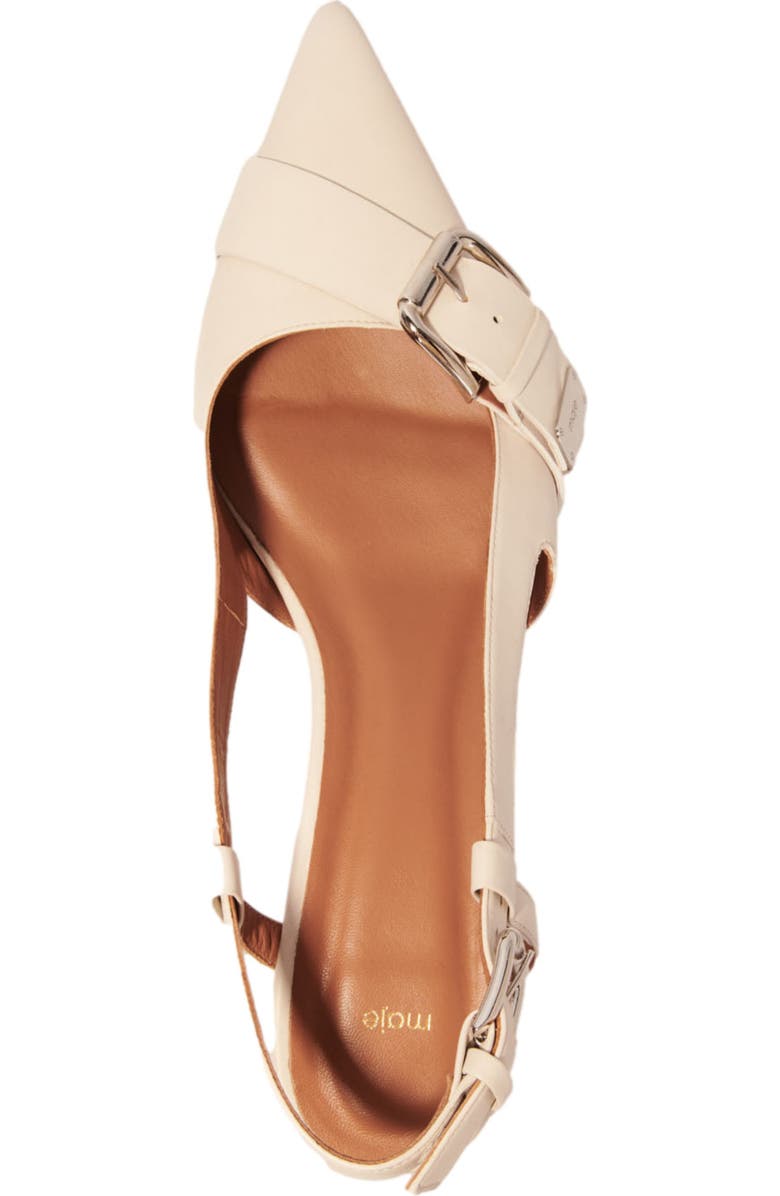 maje Double buckle slingback pump, Alternate, color,