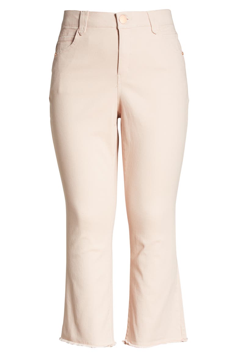 'Ab'Solution Mid Rise Crop Pants, Alternate, color, ROSE SMOKE