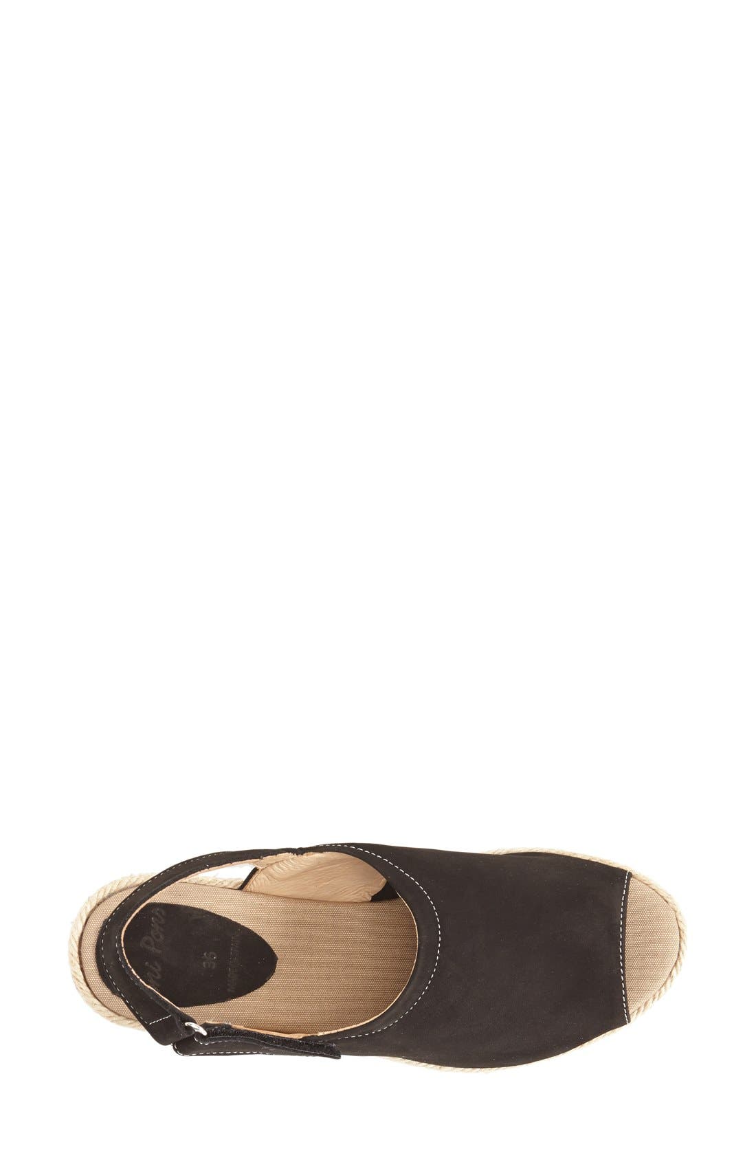 'Greta' Slingback Sandal, Alternate, color, BLACK