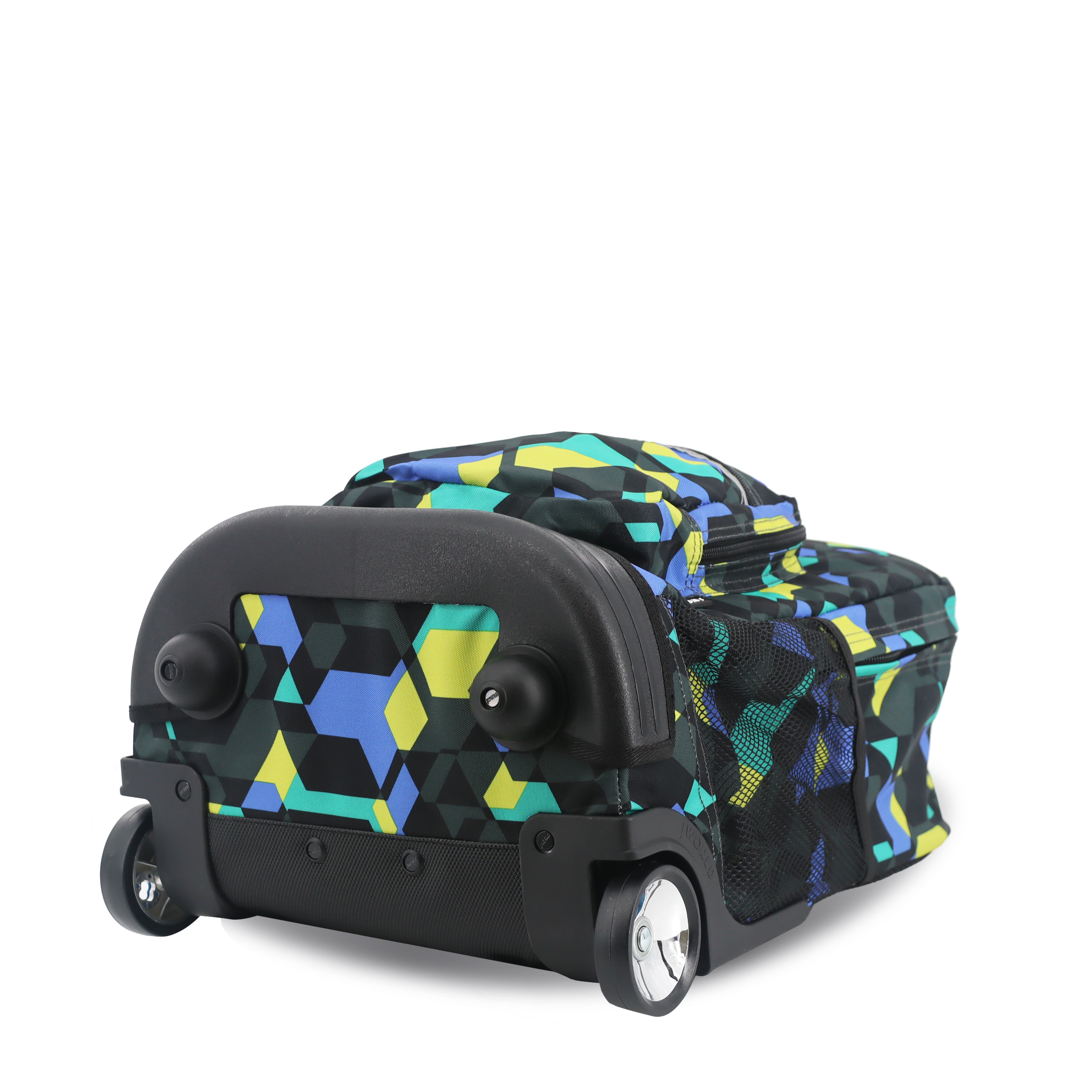J World Sunrise 18" Kids Rolling Backpack, Alternate, color, Cubes