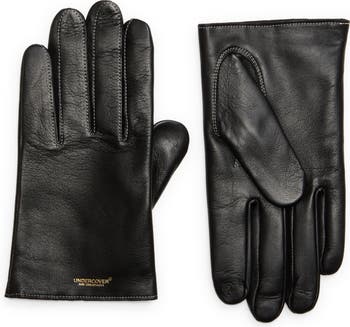 Undercover Nylon Gloves - Brown Wool Cuff