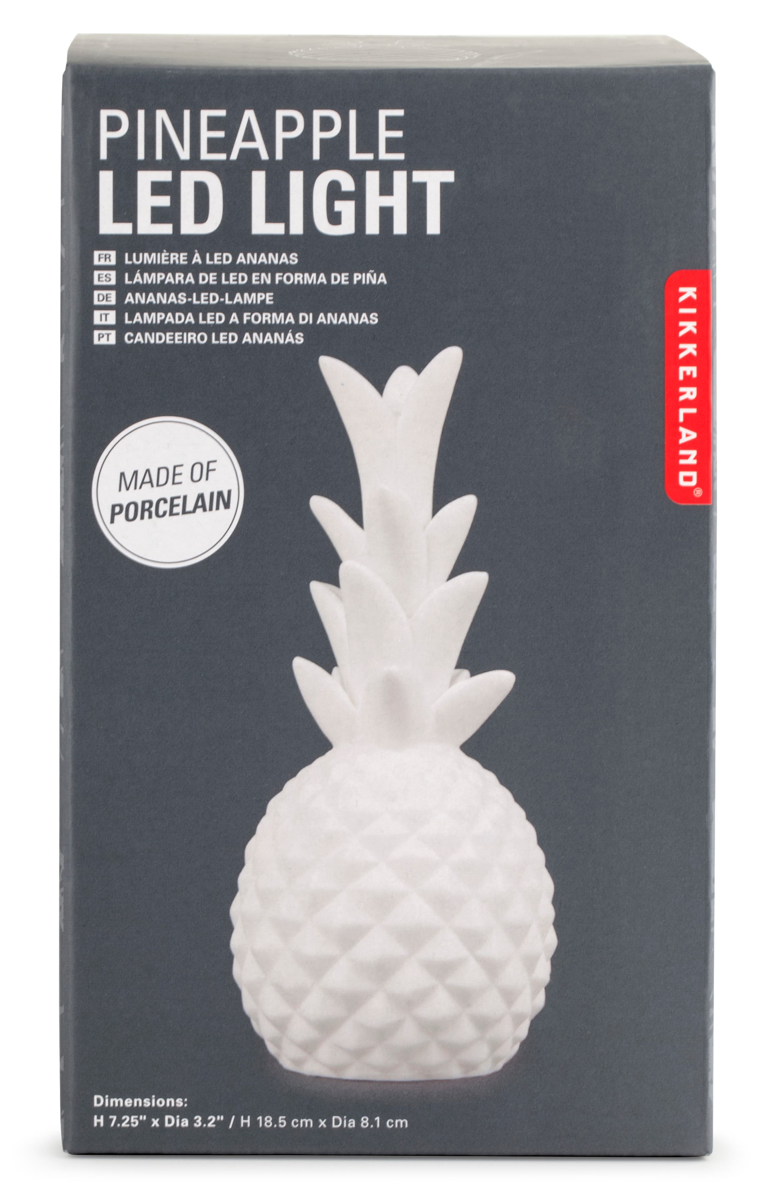 Kikkerland Design Pineapple LED Porcelain Lamp | Nordstromrack