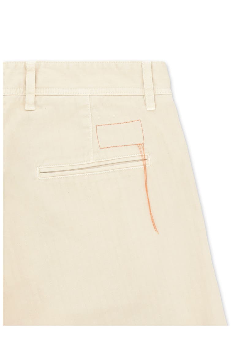 Reno Herringbone Cotton Trousers, Alternate, color, OFF WHITE
