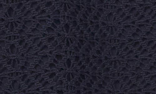 Halogen ® Geometric Openwork T-shirt In Ink