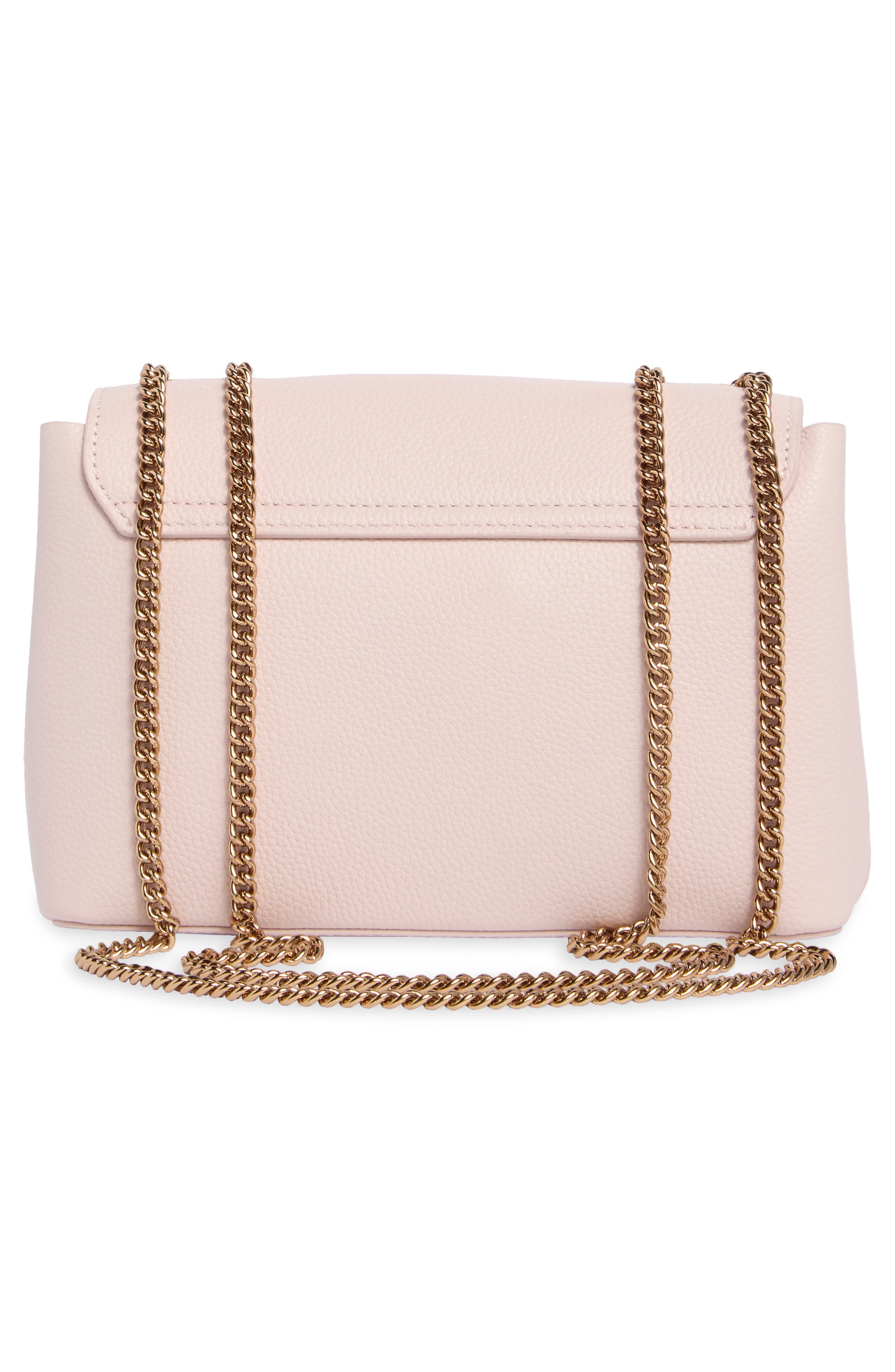 Kurt Geiger London Hampstead Flap Crossbody Bag, Alternate, color, Pale Pink