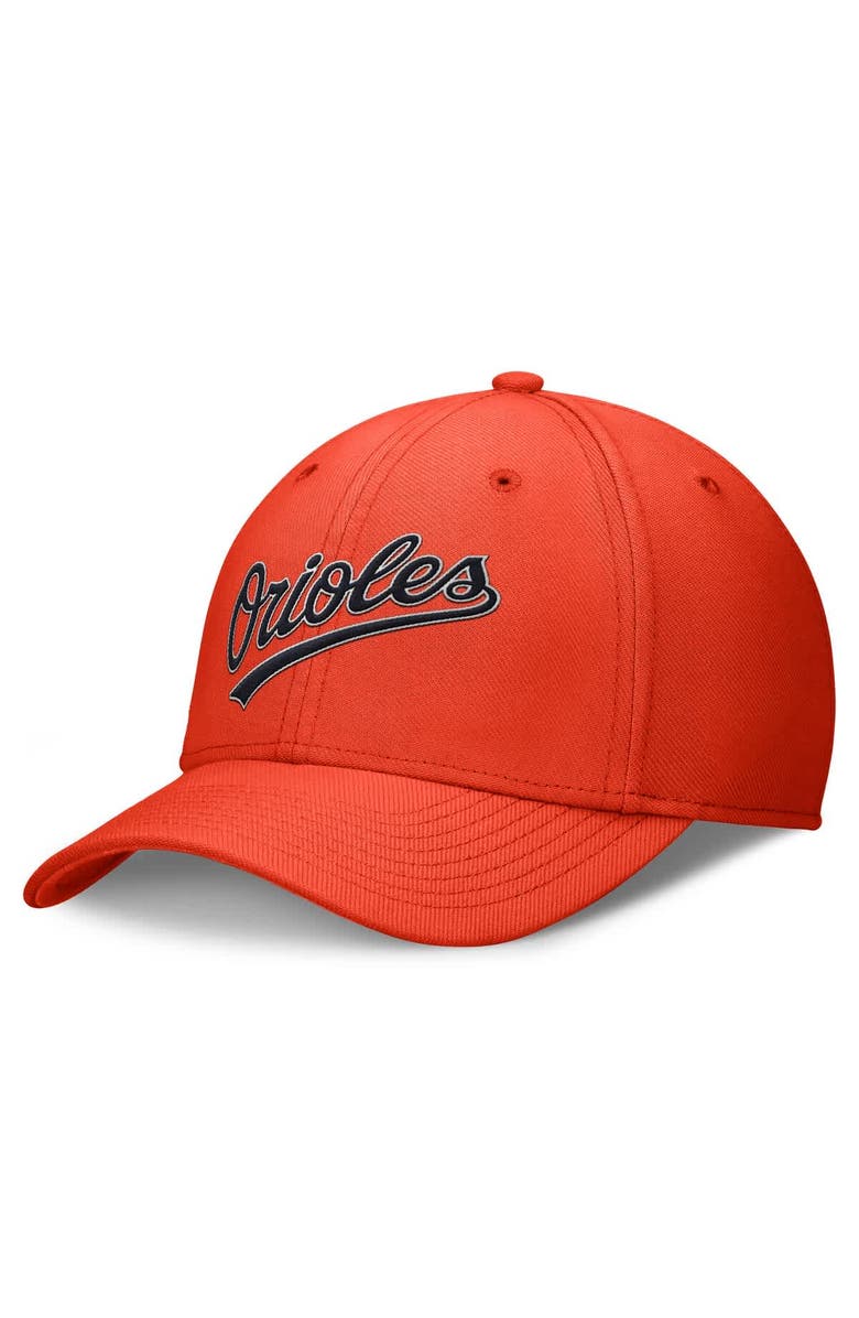 Nike Men's Nike Orange Baltimore Orioles Rise Performance Flex Hat, Alternate, color, 