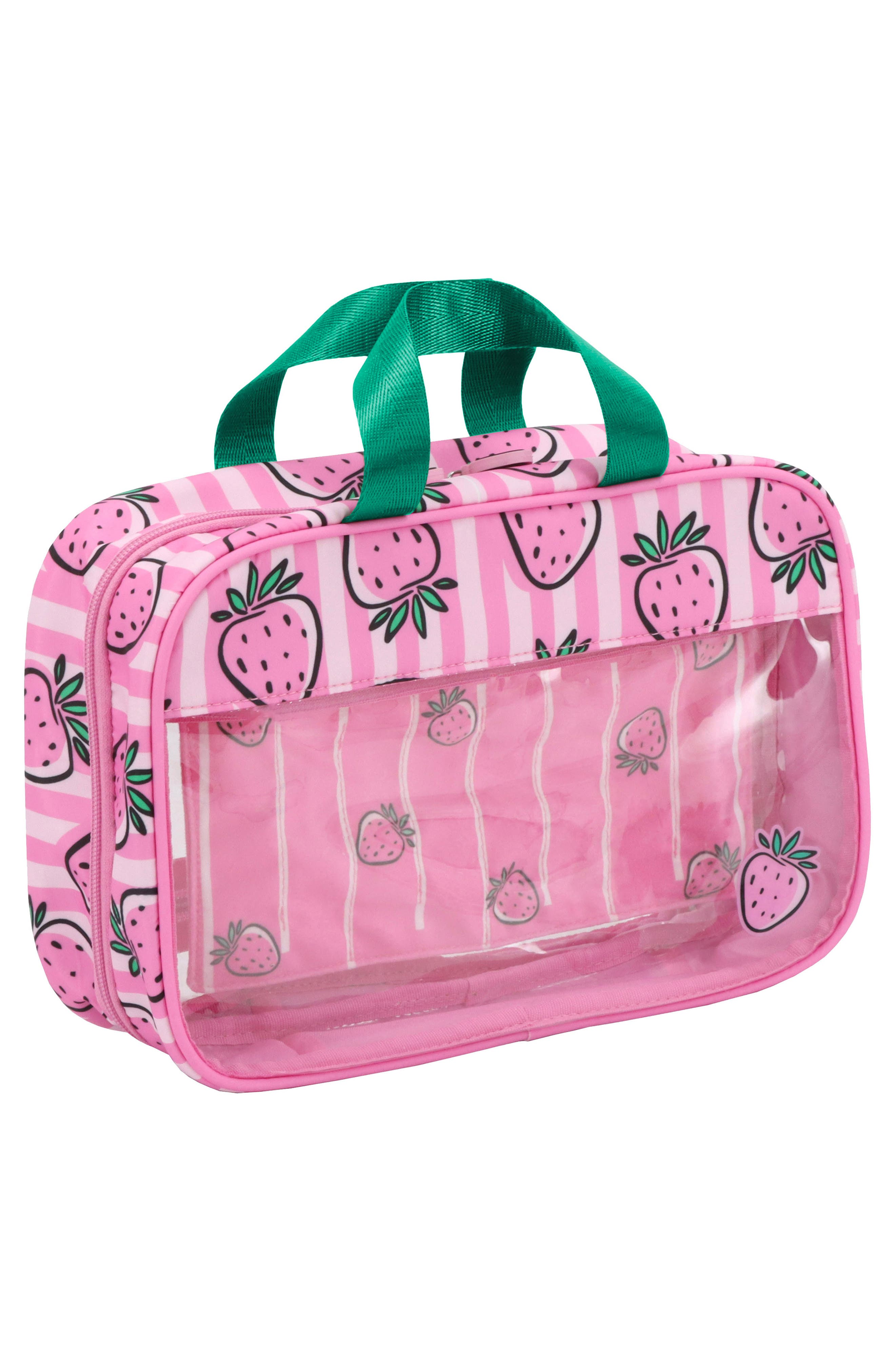 MYTAGALONGS Kids' Mini Madrid Clear Hand Case, Alternate, color, Pink